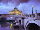 Castel Sant Angelo and Bridge Rome Italy